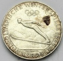 50 szylingów 1964 Innsbruck Olimpiada SREBRO