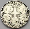 Grecja 30 drachm 1963 100 rocznica 5 królów SREBRO