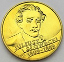 2 zł złote 1999 Juliusz Słowacki