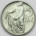 5 zł pięć złotych z Rybakiem 1960 Rybak