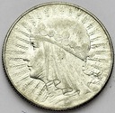 5 zł złotych 1933 Głowa kobiety Polonia SREBRO