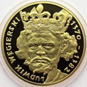 Andegaweni i Jagiellonowie Ludwik Węgierski Ag 925