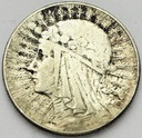 5 zł złotych 1933 Głowa kobiety Polonia SREBRO