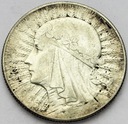5 zł złotych 1934 Głowa kobiety Polonia SREBRO