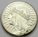 10 zł złotych 1932 Głowa kobiety Polonia SREBRO