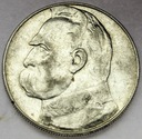 10 zł złotych 1937 Józef Piłsudski SREBRO
