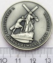 Medal Droga Krzyżowa stacja V SREBRO