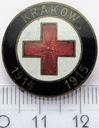 Odznaka Galicyjski Czerwony Krzyż Kraków 1914 1915