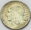 5 zł złotych 1933 Głowa kobiety Polonia SREBRO