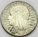 5 zł złotych 1934 Głowa kobiety Polonia SREBRO