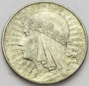 10 zł złotych 1933 Głowa kobiety Polonia SREBRO