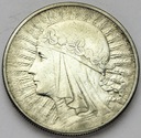 10 zł złotych 1932 Głowa kobiety Polonia SREBRO