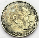 Niemcy 2 marki Niemcy 1937 Hindenburg SREBRO