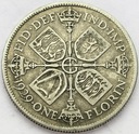 Wielka Brytania 1 floren 1929 Jerzy V SREBRO