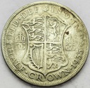 Wielka Brytania pół korony 1935 Jerzy V SREBRO