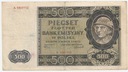 1940 500 zł Pięćset Złotych seria A Góral