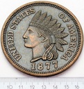 Medal USA 1 Cent 1877 Indianin