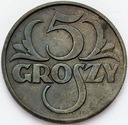5 gr groszy 1938 ŁADNA