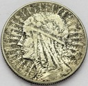 5 zł złotych 1932 Głowa kobiety Polonia SREBRO