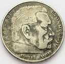 Niemcy 5 marek 1936 Hindenburg SREBRO