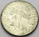 10 zł złotych 1932 Głowa kobiety Polonia SREBRO