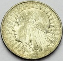 5 zł złotych 1933 Głowa kobiety Polonia SREBRO