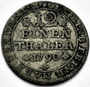 Niemcy Księstwo Lippe 1/12 talara 1790