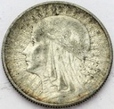 5 zł złotych 1933 Głowa kobiety Polonia SREBRO