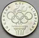 200 zł złotych 1976 XXI Olimpiada SREBRO
