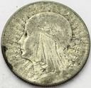 5 zł złotych 1933 Głowa kobiety Polonia SREBRO