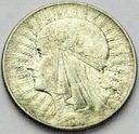 5 zł złotych 1933 Głowa kobiety Polonia SREBRO