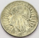 5 zł złotych 1934 Głowa kobiety Polonia SREBRO