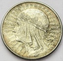 10 zł złotych 1932 Głowa kobiety Polonia SREBRO