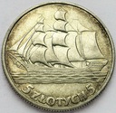 5 zł złotych 1936 Żaglowiec Żaglówka Statek SREBRO