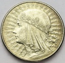 10 zł złotych 1932 Głowa kobiety Polonia SREBRO