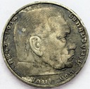 Niemcy 2 marki 1937 Hindenburg SREBRO