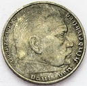 Niemcy 2 marki 1938 Hindenburg SREBRO