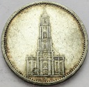 Niemcy 5 Marek Mark 1934 Wieża Kościół SREBRO