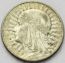 5 zł złotych 1932 Głowa kobiety Polonia SREBRO