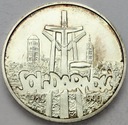 100000 zł złotych 1990 Solidarność TYP A SREBRO