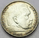 Niemcy 5 Marek 1935 Hindenburg SREBRO