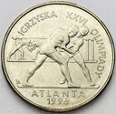 2 zł złote 1995 Atlanta Zapasy Igrzyska