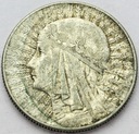 5 zł złotych 1934 Głowa kobiety Polonia SREBRO