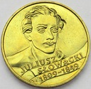2 zł złote 1999 Juliusz Słowacki