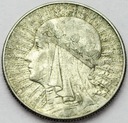 5 zł złotych 1934 Głowa kobiety Polonia SREBRO