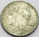 5 zł złotych 1933 Głowa kobiety Polonia SREBRO