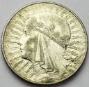 10 zł złotych 1932 Głowa kobiety Polonia SREBRO