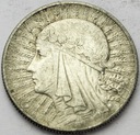 5 zł złotych 1934 Głowa kobiety Polonia SREBRO