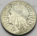 10 zł złotych 1932 Głowa kobiety Polonia SREBRO