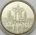 100000 zł złotych 1990 Solidarność TYP A SREBRO